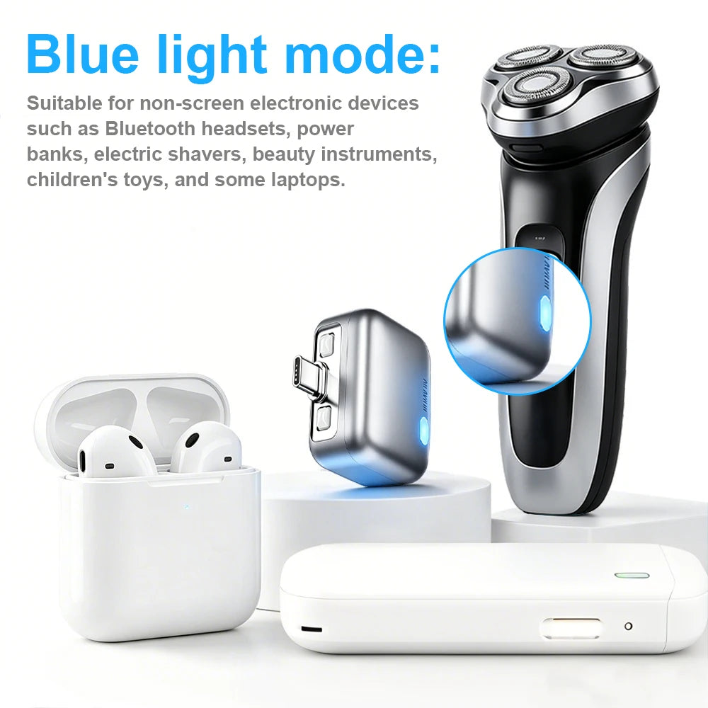 Smart Full Charge Self-Cut Type-C Adapter, Universal Auto Disconnect for Night Charging, Overcharge Prevention Separator